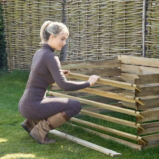 718 Litre Easy Fill Wooden Compost Bin – Pressure-Treated Pine