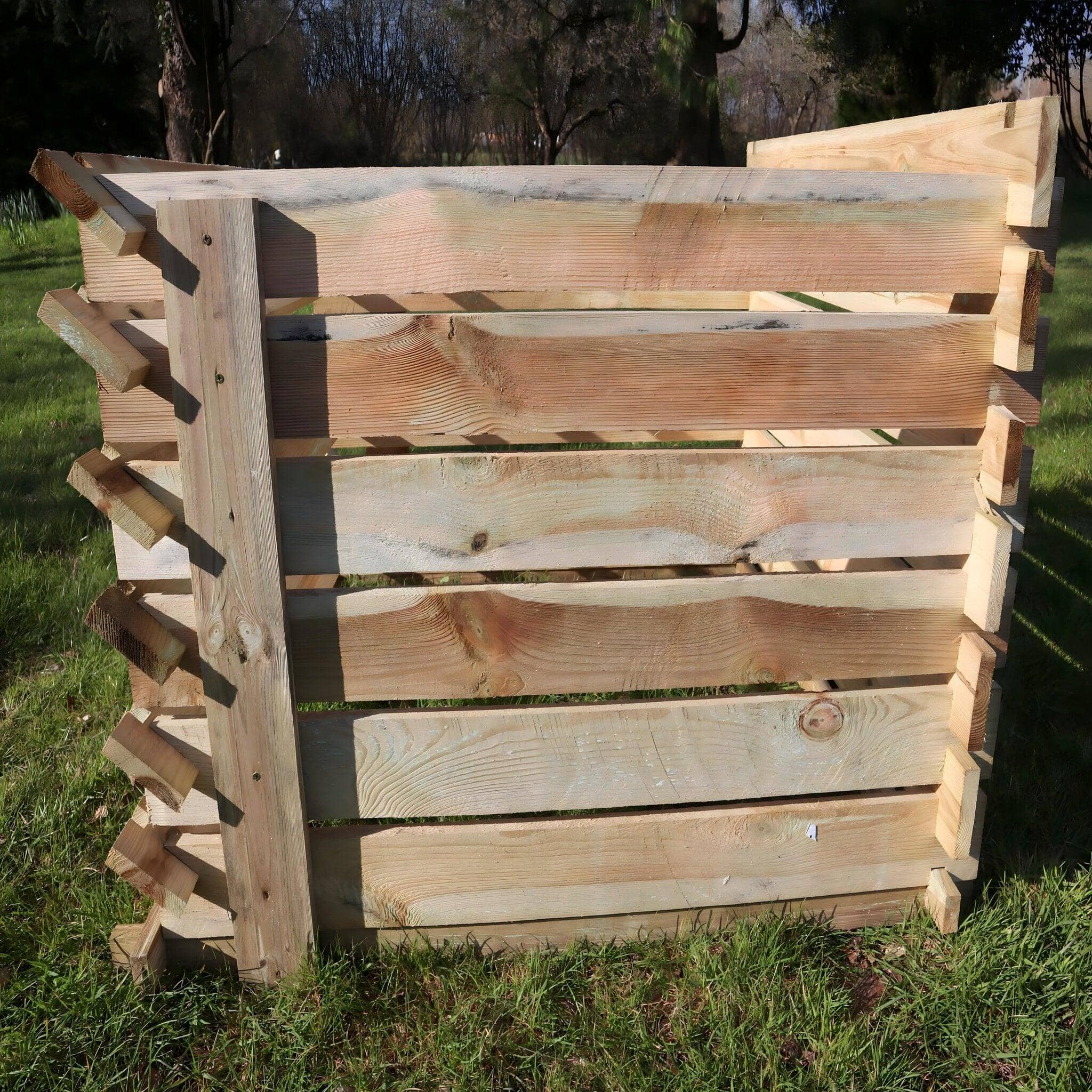 718 Litre Easy Fill Wooden Compost Bin – Pressure-Treated Pine